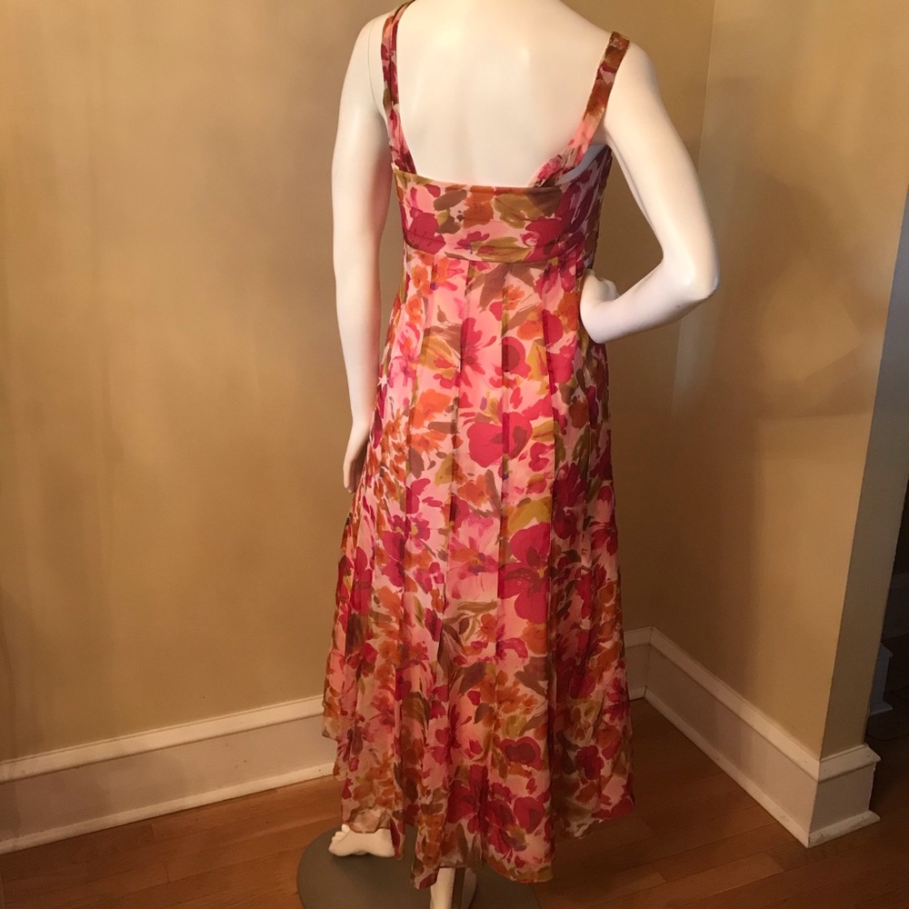 ANNE KLEIN Pink Floral Maxi Dress - Picture 4 of 8